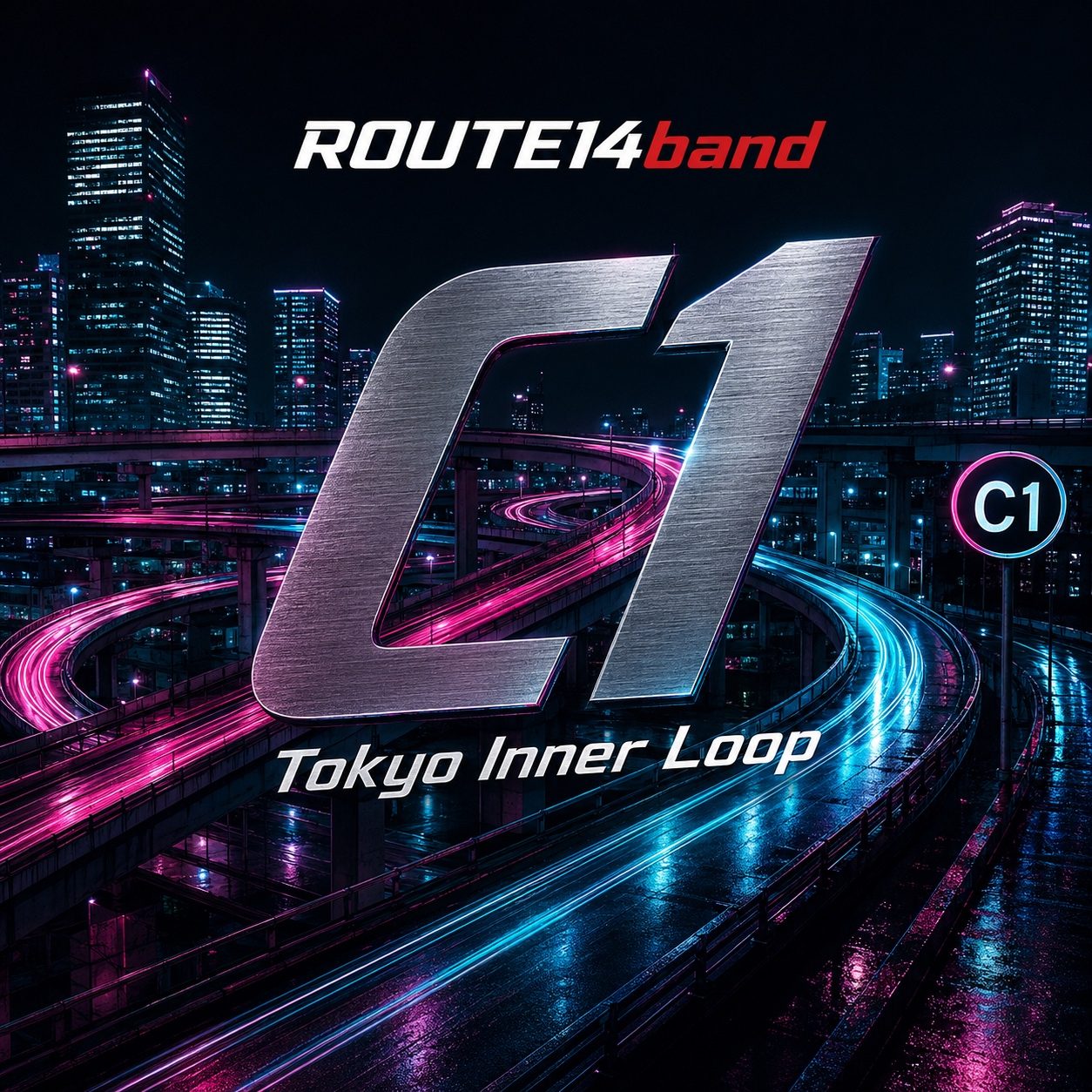 ROUTE14band ajaa öisen Tokion halki kappaleella ”C1”