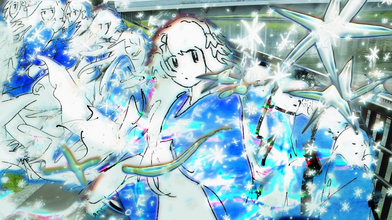 Daoko के “SYNC” वीडियो में लाइव-एक्शन और एनीमेशन