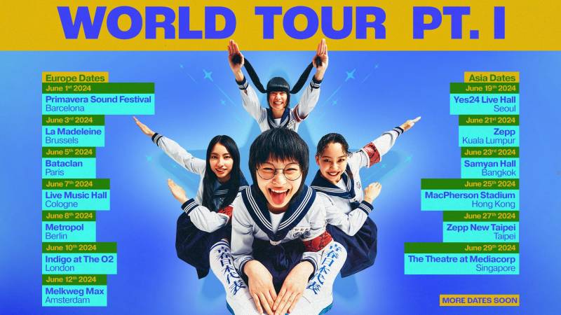 ATARASHII GAKKO! Announces First Ever World Tour: A Leap Across Europe and Asia - All Rights Reserved