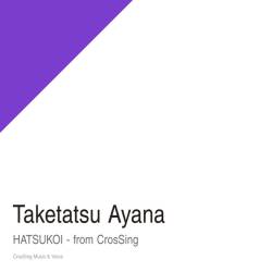 Cover image for the single HATSUKOI - From CrosSing by Ayana Taketatsu