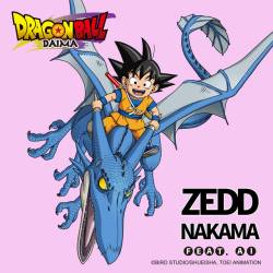 Cover image for the single NAKAMA feat. AI (Dragon Ball DAIMA Ending Theme - Anime ver.) by AI, Zedd