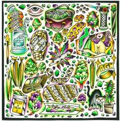 Cover image for the album FLIP & DRAW II by 7SEEDS, Green Assassin Dollar