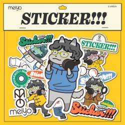 Cover image for the single STICKER!!! by meiyo