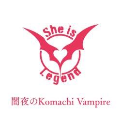 Cover image for the single 闇夜のKomachi Vampire by She is Legend