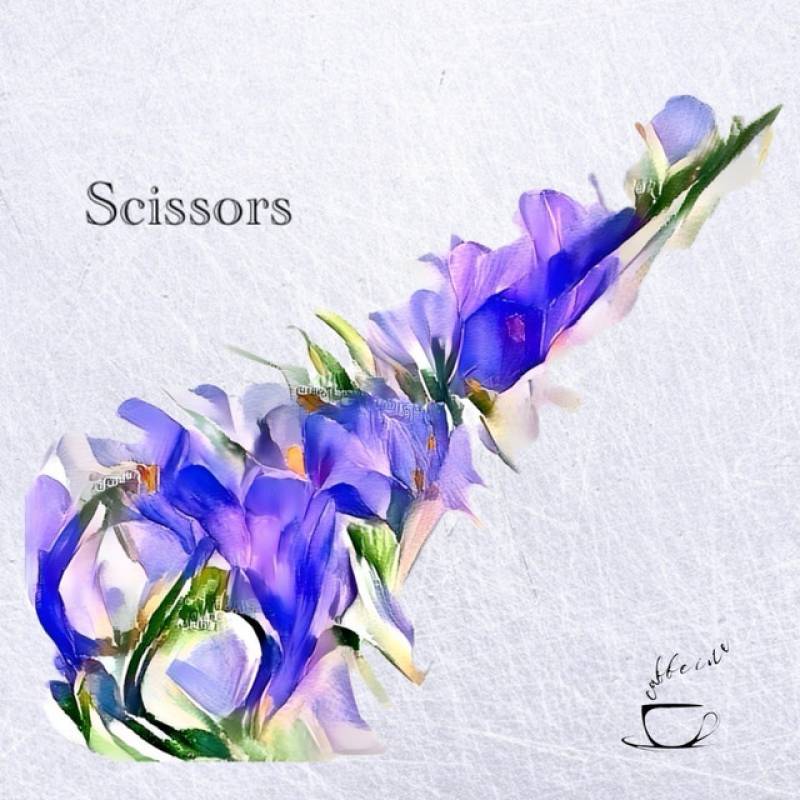 「Scissors」 single by Caffeine - All Rights Reserved