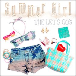 Artwork for サマーガール (Summer Girl) by THE LET'S GO's.