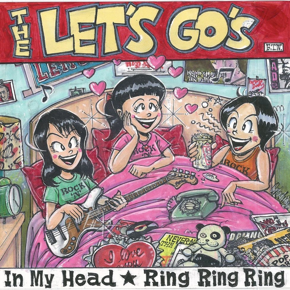 Artwork for In My Head / Ring Ring Ring by THE LET'S GO's.