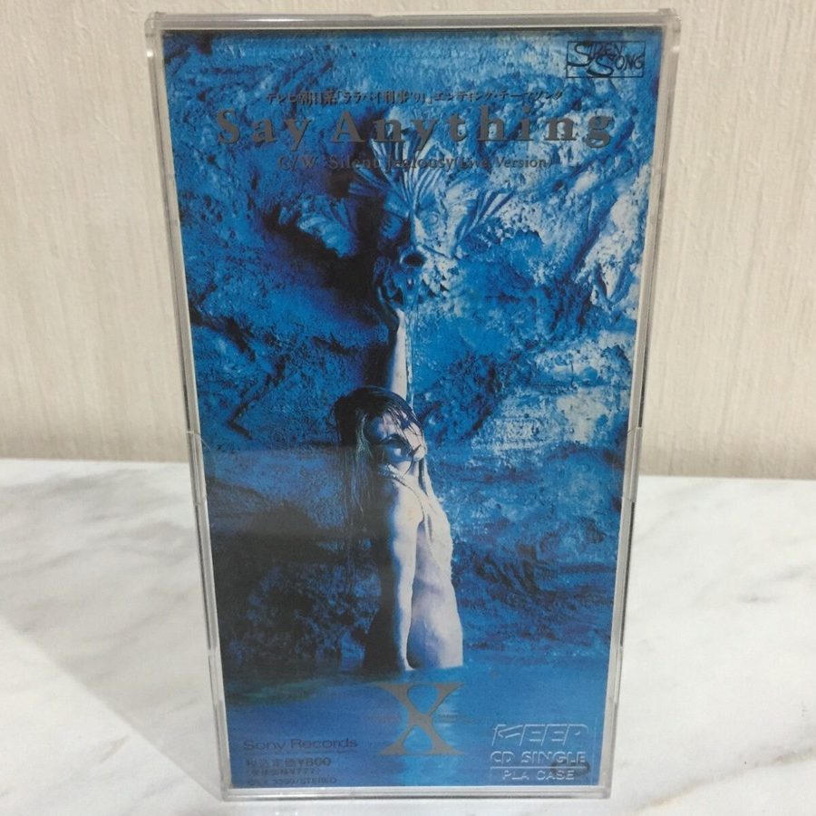 Original Japanese 8cm CD artwork for X JAPAN's Say Anything.