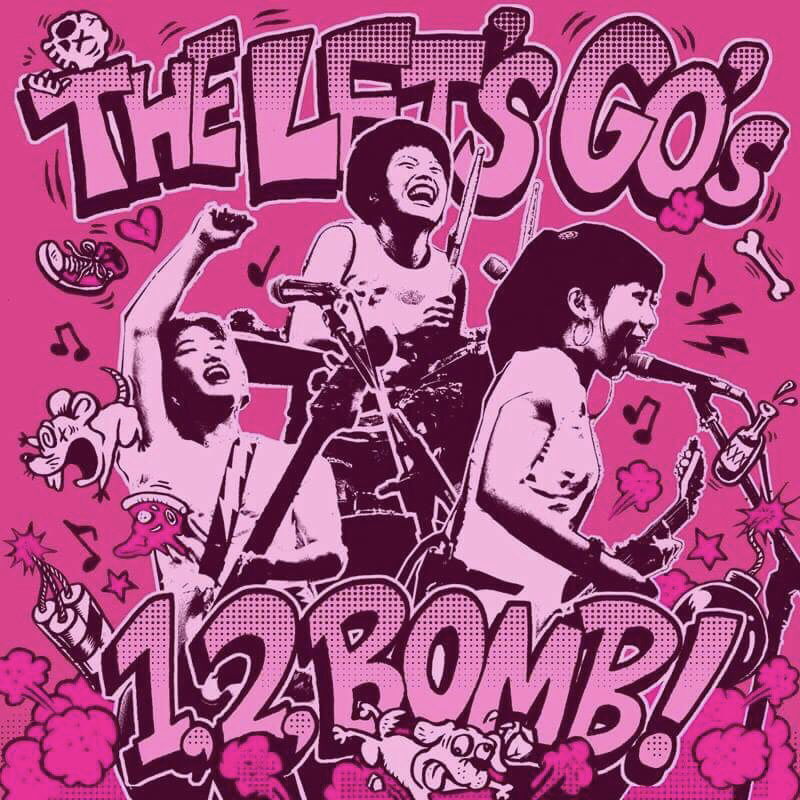 Artwork for 1,2,BOMB! by THE LET'S GO's.