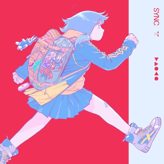 SYNC digital single artwork, illustrated by Manabu Yashiro