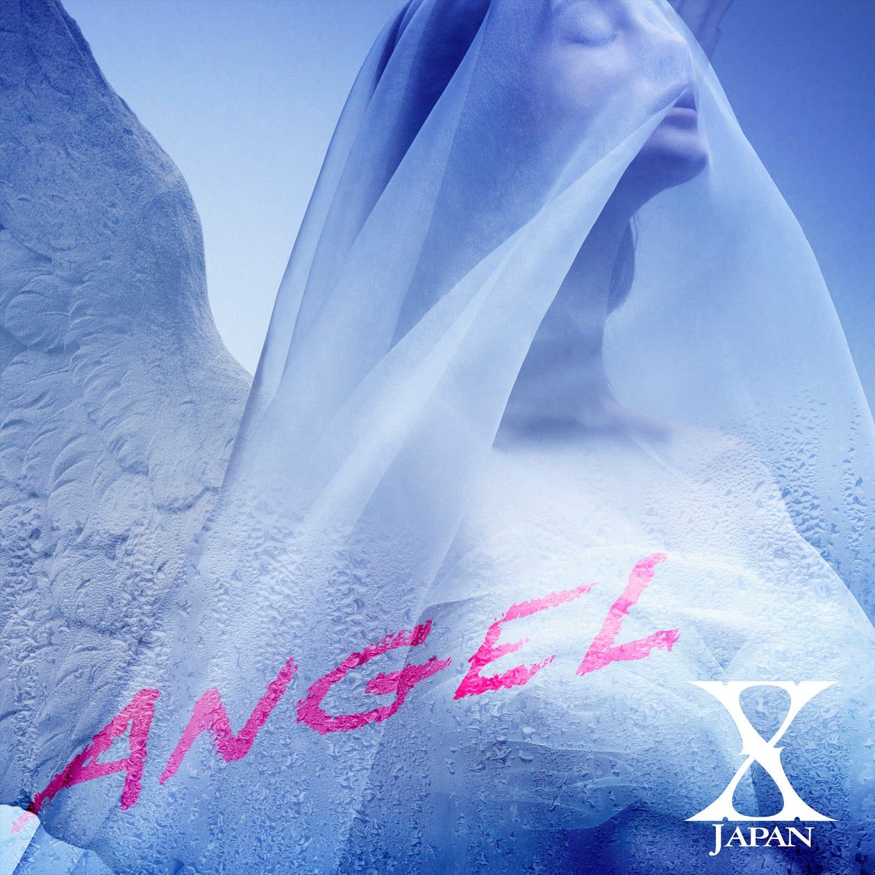 Official artwork for X JAPAN's 2023 single Angel.